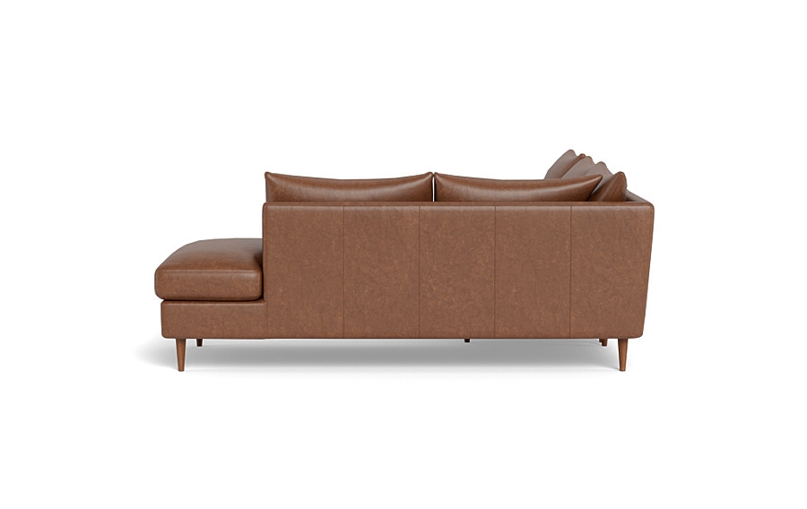 Sloan Leather 3-Seat  Bumper Sectional - Image 1