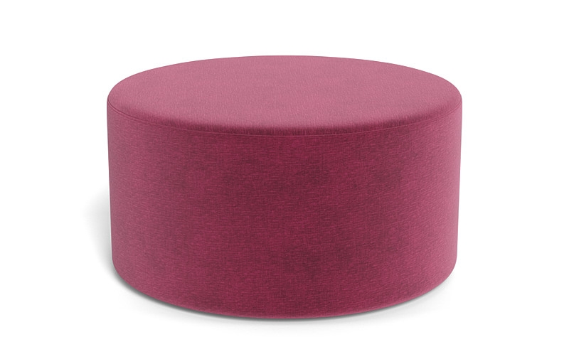Colten Round Coffee Table Ottoman - Image 1