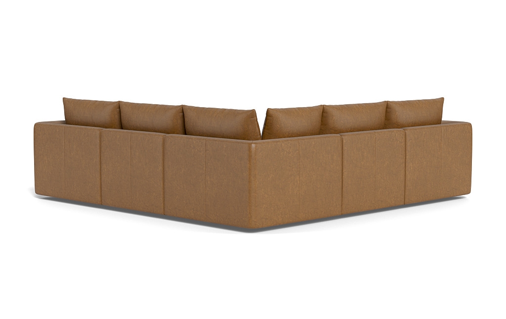 Beckham Leather Modular 4-Seat Corner Sectional - Image 1