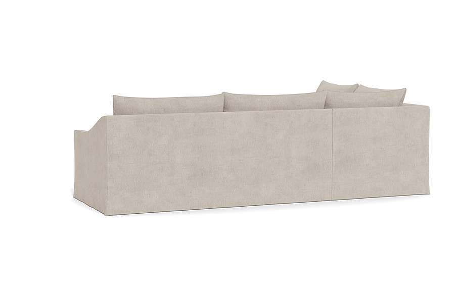 Dixon Slipcovered 3-Seat Left Bumper Sectional - Image 3