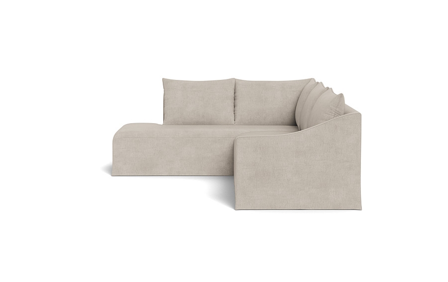 Dixon Slipcovered 3-Seat Left Bumper Sectional - Image 2