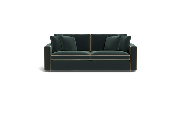 James Sleeper Sofa with Contrast Piping - Image 0