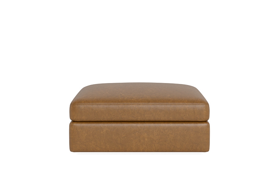 Tatum Leather Modular Square Ottoman - Image 0