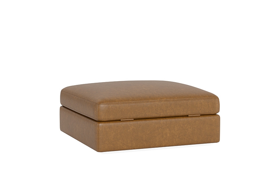 Tatum Leather Modular Square Ottoman - Image 1