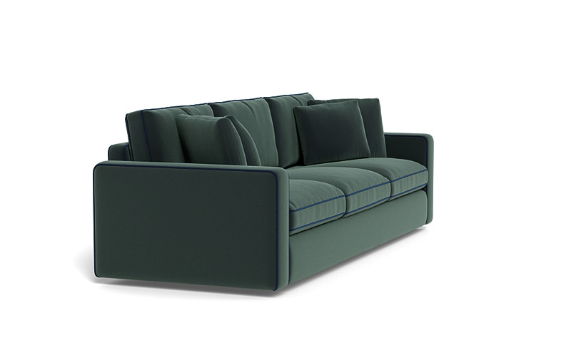 James 3-Seat Sofa with Contrast Piping - Image 2