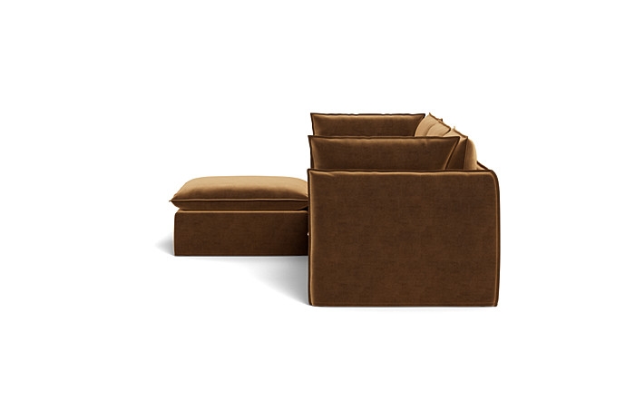 Josie Slipcovered Modular 3-Seat Chaise Sectional - Image 1