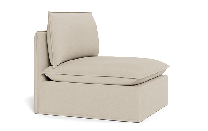 Josie Slipcovered Modular Armless Sofa Unit - Image 2