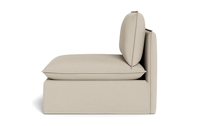 Josie Slipcovered Modular Armless Sofa Unit - Image 3