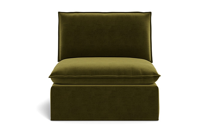 Josie Slipcovered Modular Armless Sofa Unit - Image 0