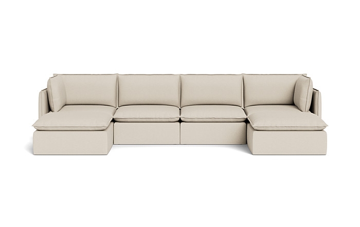 Josie Slipcovered Modular U-Shaped Sectional - Image 0