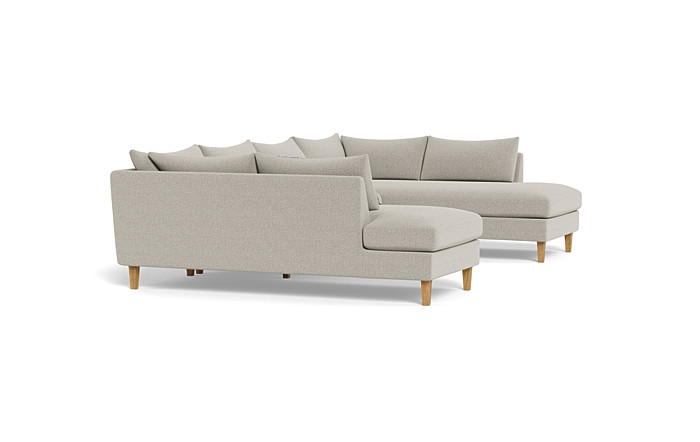 Sloan 3-Piece U-Bumper Sectional - Image 1