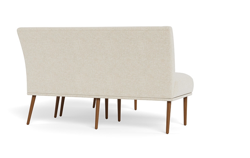 Dorian Upholstered Petite Left Banquette with Tufting Option - Image 2