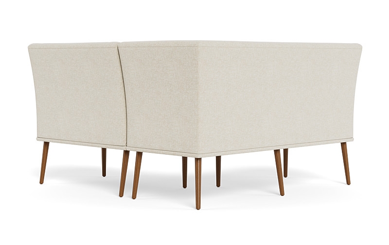 Dorian Upholstered Petite Left Banquette with Tufting Option - Image 3