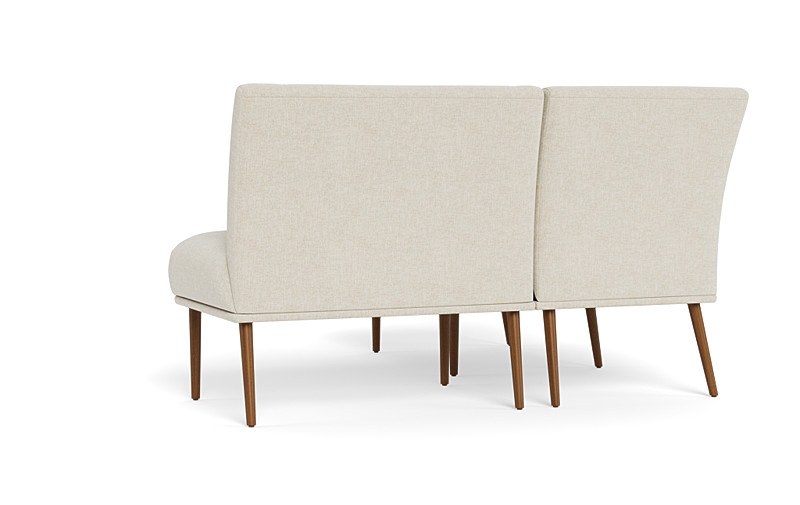 Dorian Upholstered Petite Left Banquette with Tufting Option - Image 4