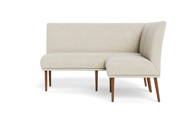 Dorian Upholstered Petite Left Banquette with Tufting Option - Image 1