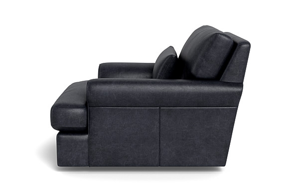 Maxwell Leather Swivel Chair by Apartment Therapy - Image 1