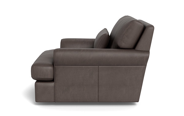 Maxwell Leather Swivel Chair by Apartment Therapy - Image 4