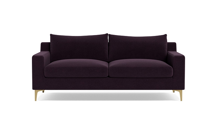 Sloan Fabric 2-Seat Sofa / Raisin Performance Brushed Knit - Image 0