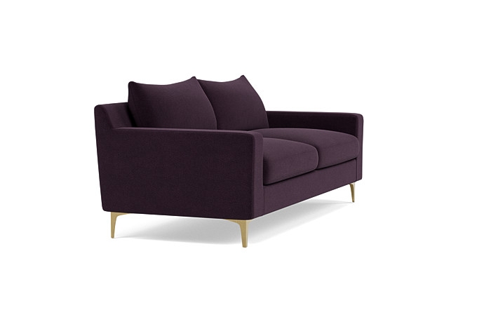 Sloan Fabric 2-Seat Sofa / Raisin Performance Brushed Knit - Image 1