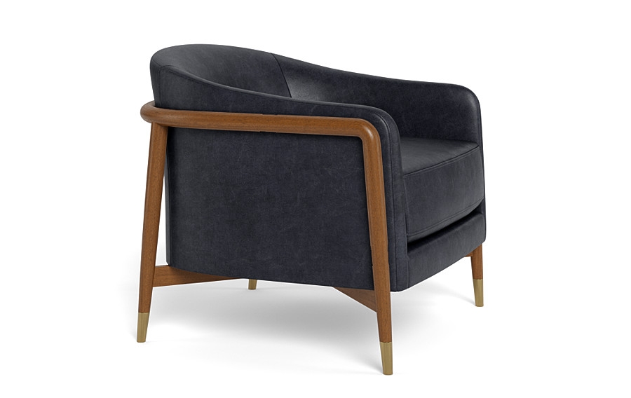 Blake Leather Accent Chair - Image 1