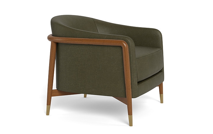 Blake Leather Accent Chair - Image 2