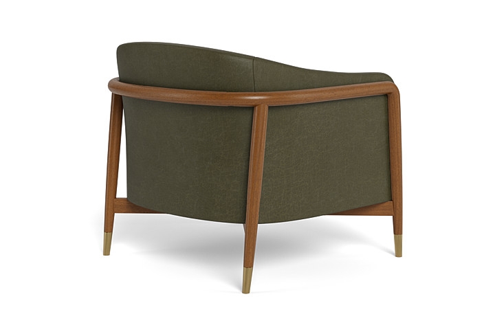 Blake Leather Accent Chair - Image 1