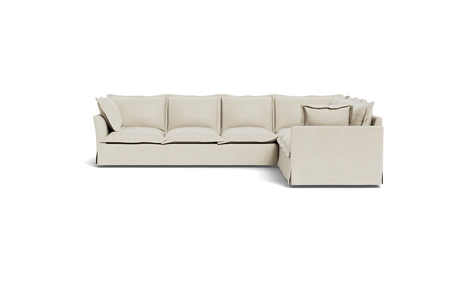 Skylar Slipcovered Corner 6-Seat Sectional Sofa - Image 0