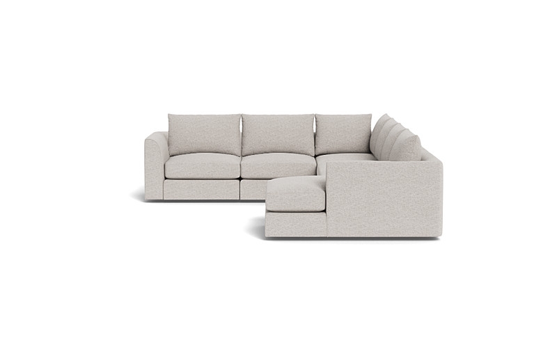 Beckham Modular 5-Seat Corner Right Chaise Sectional - Image 2