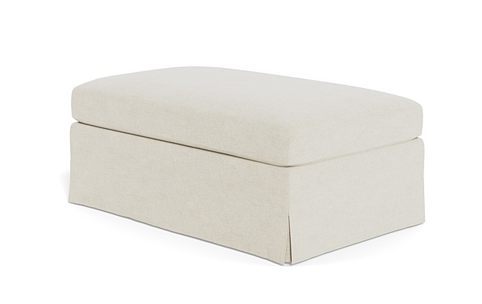 Sloan Slipcovered Ottoman - Image 2