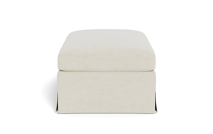 Sloan Slipcovered Ottoman - Image 3