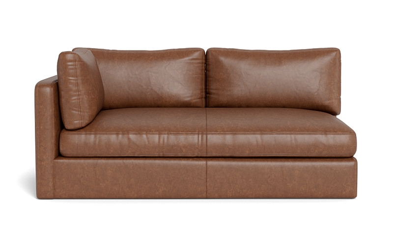 Tatum Leather Modular Left Arm Sofa - Image 0