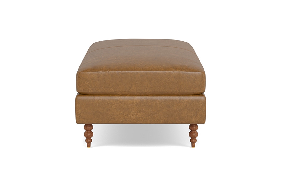 Sloan Leather Ottoman - Image 4