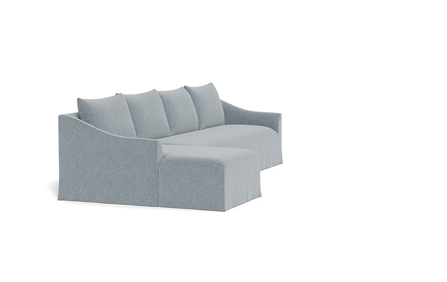 Dixon Slipcovered 4-Seat Left Chaise Sectional - Image 2