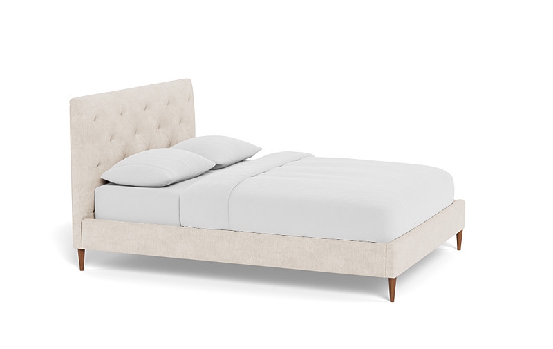 Lowen Upholstered Bed with Tufting Option, Queen - Image 1