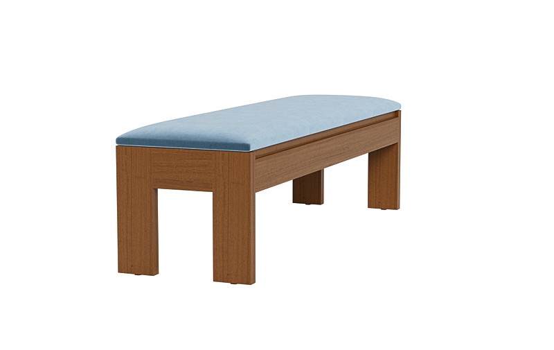Cade Wood Framed Upholstered Storage Bench - Image 3
