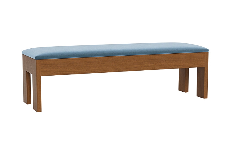 Cade Wood Framed Upholstered Storage Bench - Image 4