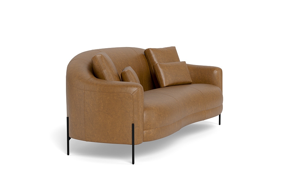 Fiona Leather 3-Seat Sofa - Image 3