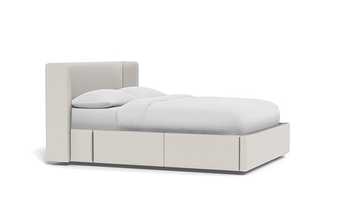 Graham Upholstered Bed with Storage Option - Image 2