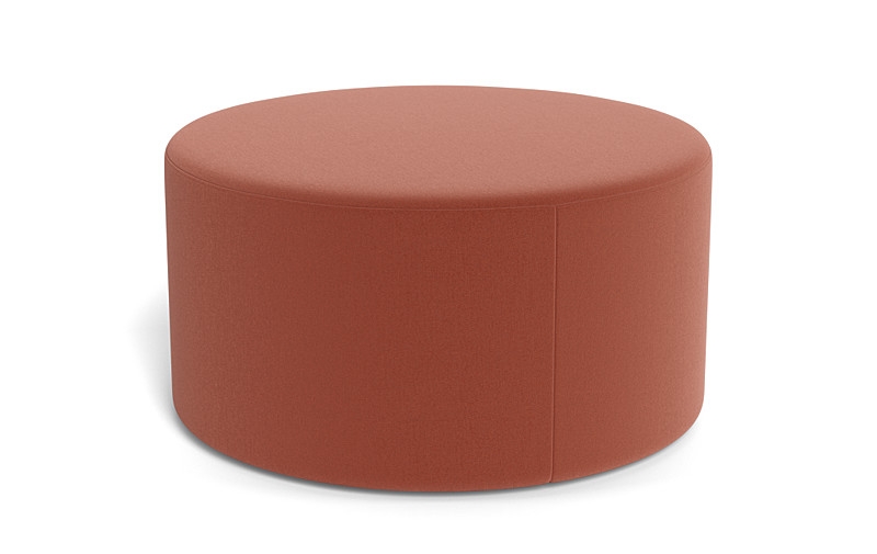 Colten Round Coffee Table Ottoman - Image 1