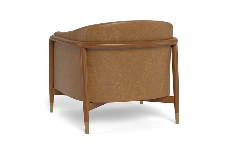 Blake Leather Accent Chair - Image 1