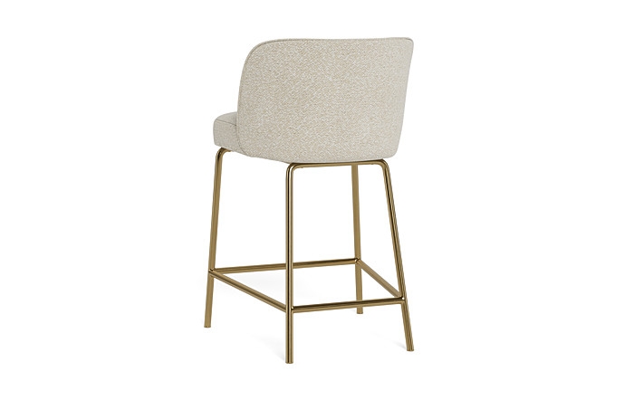 Graham Metal Framed Upholstered Counter Stool - Image 1