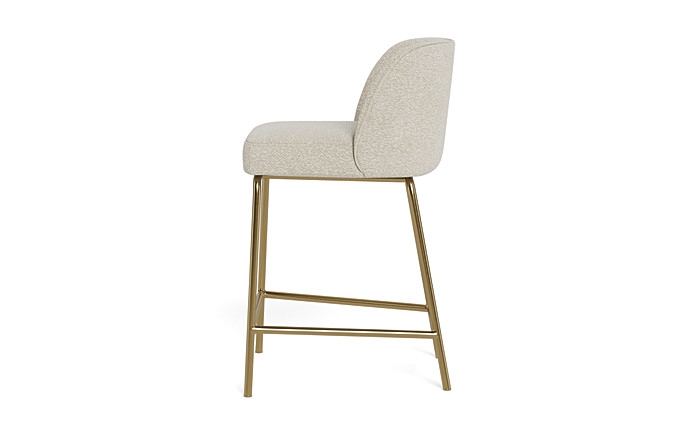 Graham Metal Framed Upholstered Counter Stool - Image 3