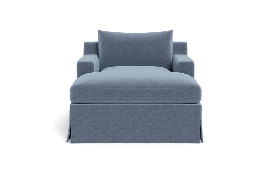 Sloan Slipcovered Chaise Lounge - Image 0