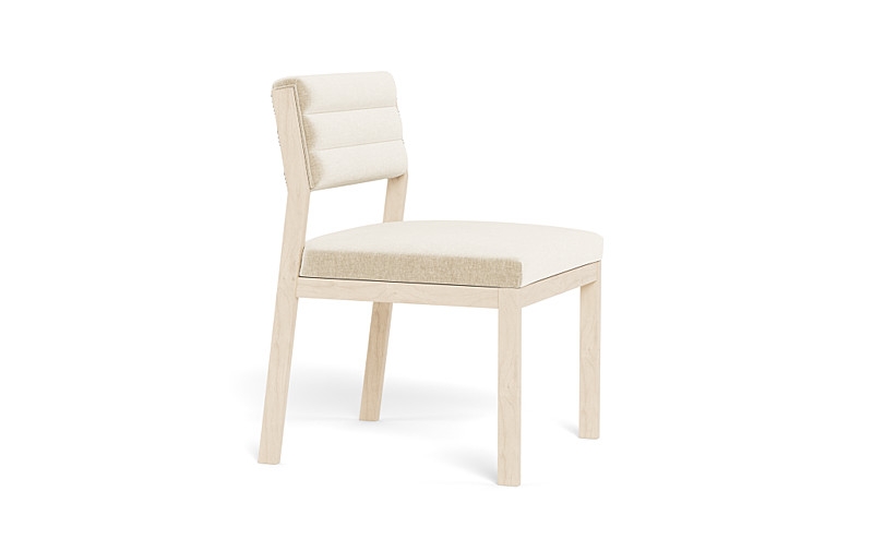 Nora Upholstered Armless Chair - Image 2
