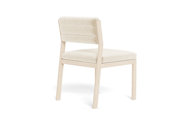 Nora Upholstered Armless Chair - Image 3