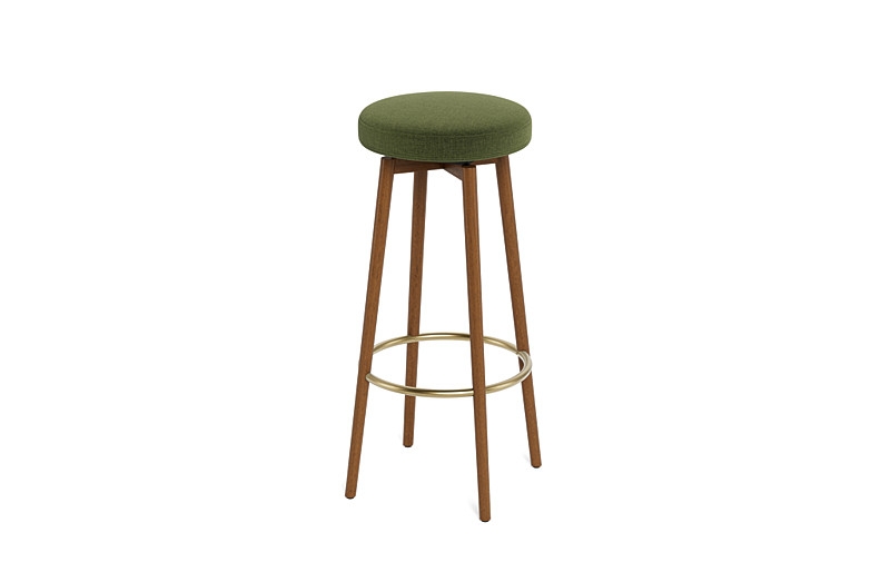 Caspine Upholstered Counter Stool - Image 3