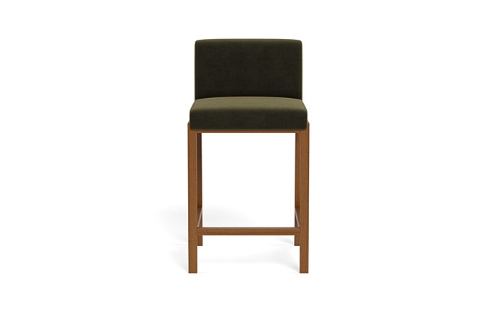 Callen Wood Framed Upholstered Stool - Image 0