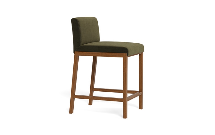 Callen Wood Framed Upholstered Stool - Image 4