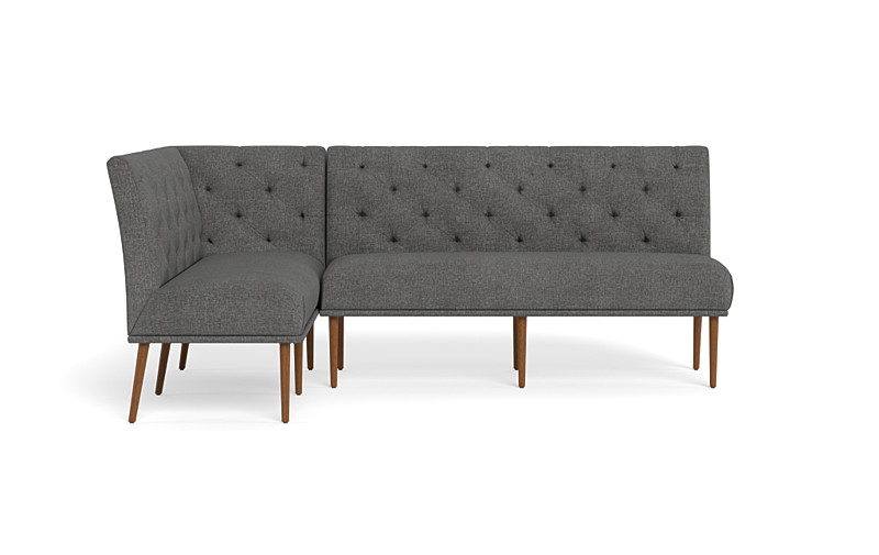 Dorian Upholstered Left Banquette with Tufting Option - Image 0