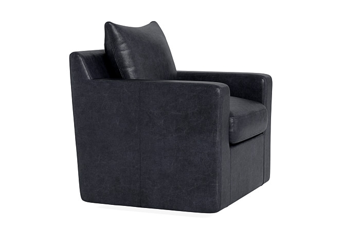Sloan Leather Swivel Chair - Image 1